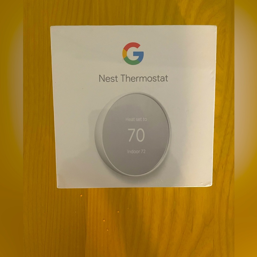Google Nest Thermostat 
Brand New Sealed Box
